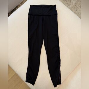 Nike Dri-Fit leggings velvet trim black size small